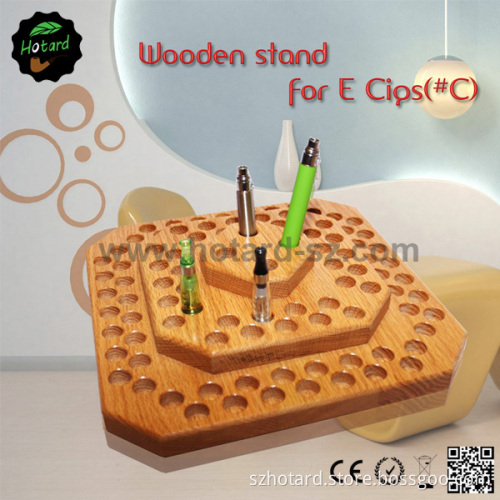 Top Quality 100 Holes Wood Display Stand for Ecigs